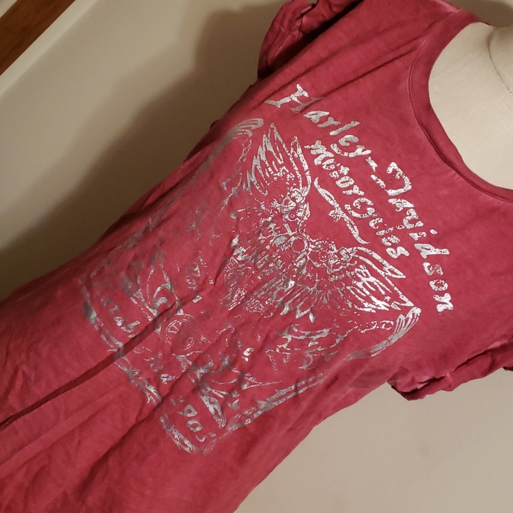 Women's vintage style harley davidson top